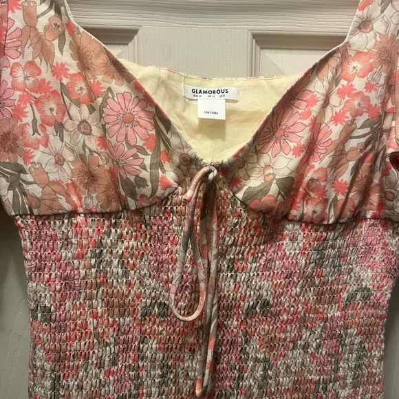 Urban outfitters asos glamorous Femme Cotton, Linen Short dress size 8 - Picture 4 of 8